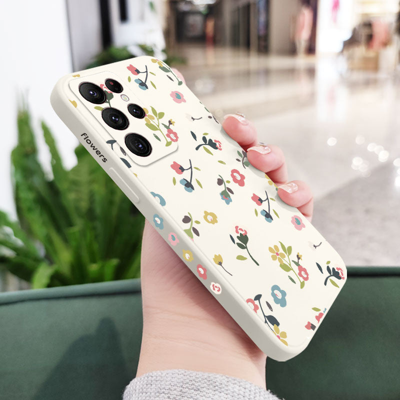 Tiny Flower Silicone Case For Samsung