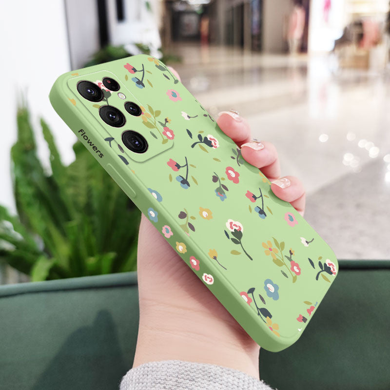 Tiny Flower Silicone Case For Samsung