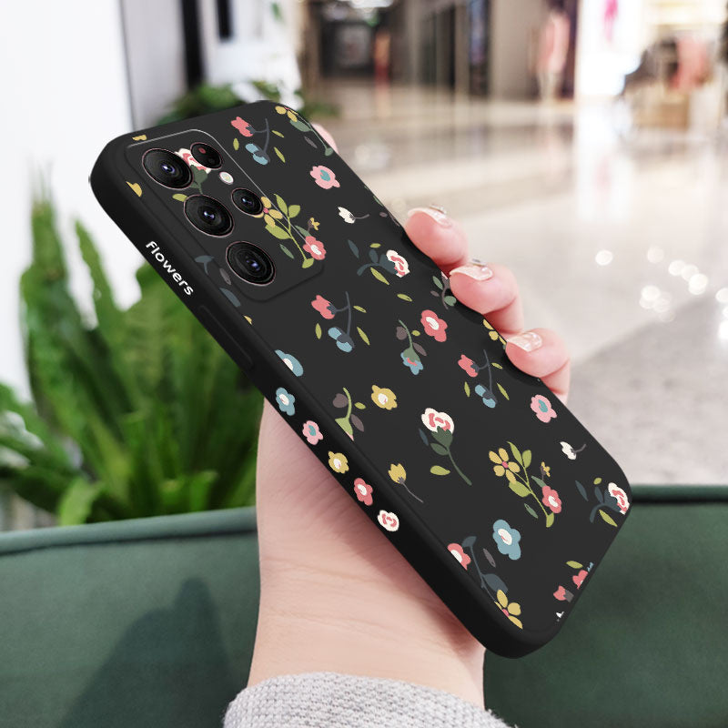 Tiny Flower Silicone Case For Samsung