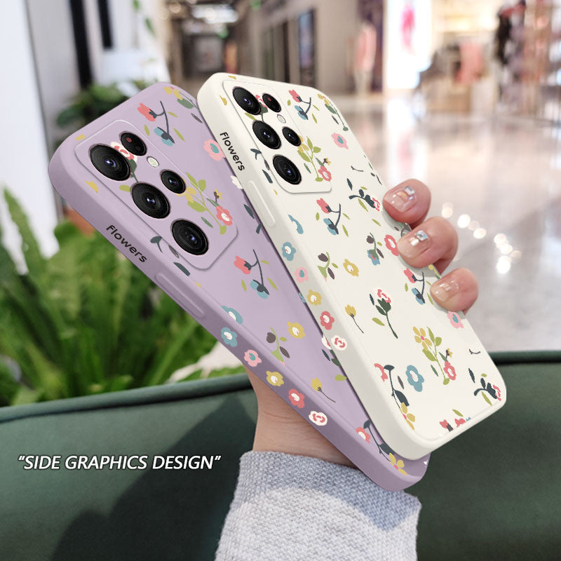 Tiny Flower Silicone Case For Samsung