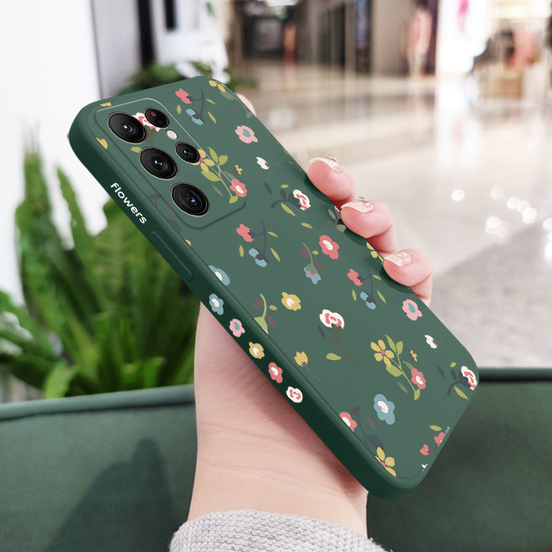 Tiny Flower Silicone Case For Samsung