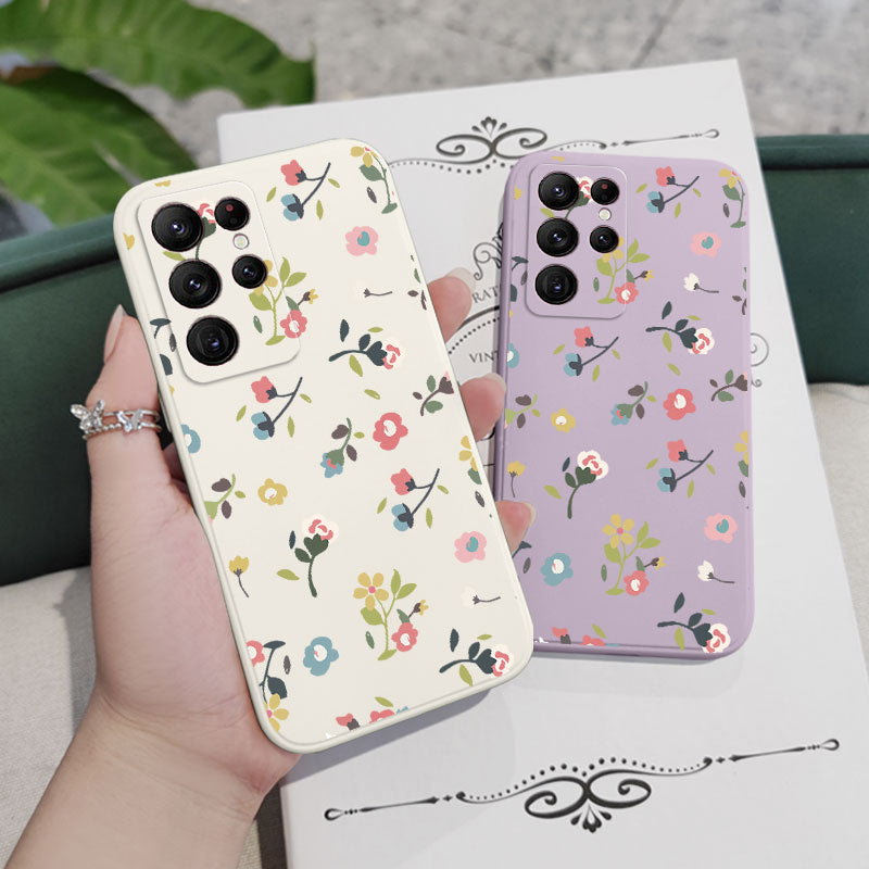 Tiny Flower Silicone Case For Samsung