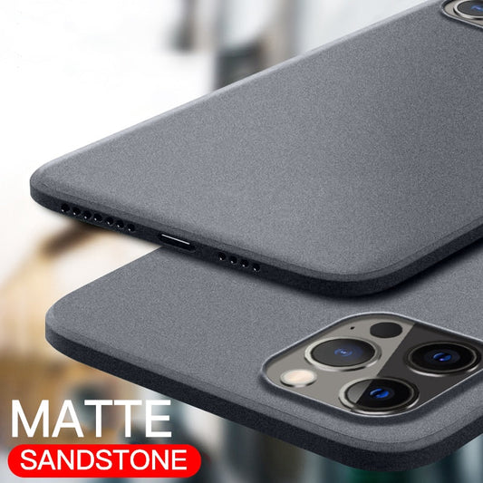 Sandstein-matte dünne Silikon-Hülle für iPhone