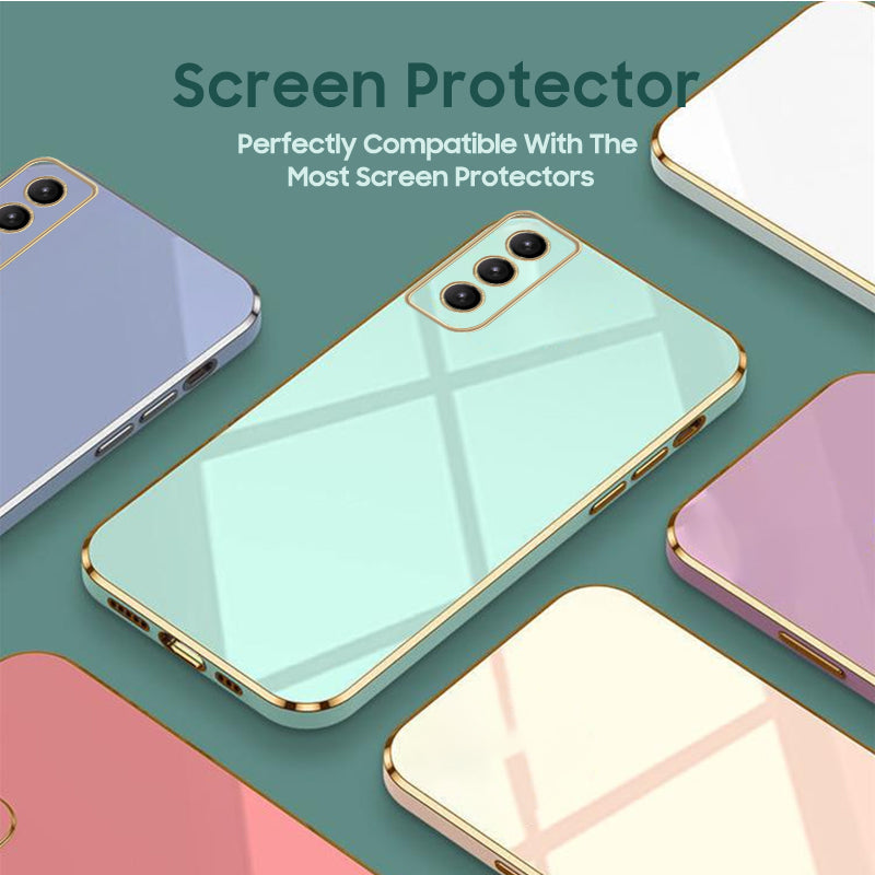 Solid Color Plating Soft Case für Samsung