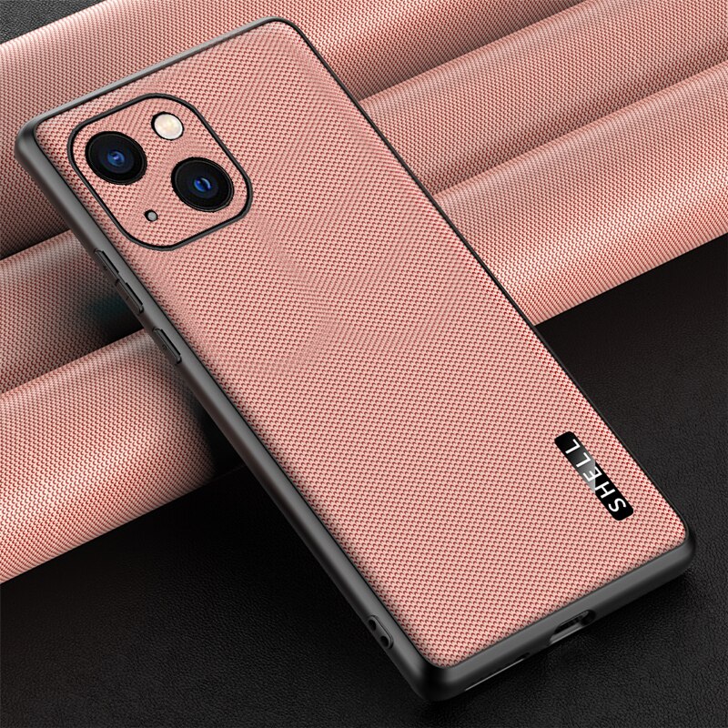 Vintage Shockproof Matte Leather Case for iPhone