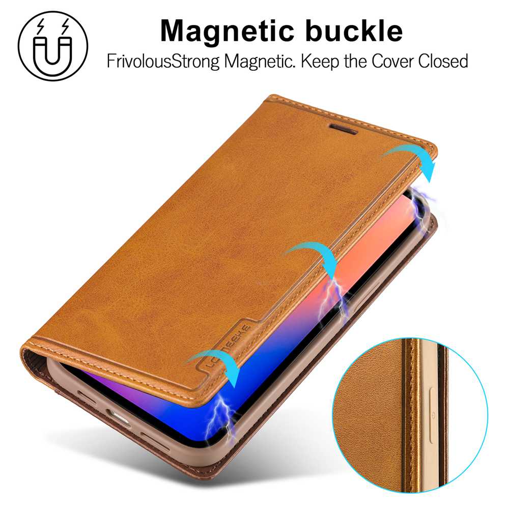 Premium Full Cover Leather Flip Case for iPhone