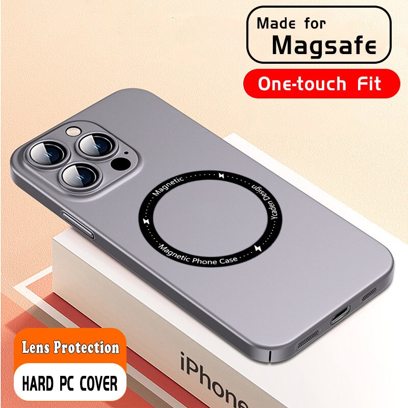 Magsafe Compatible Matte Hard Case For iPhone