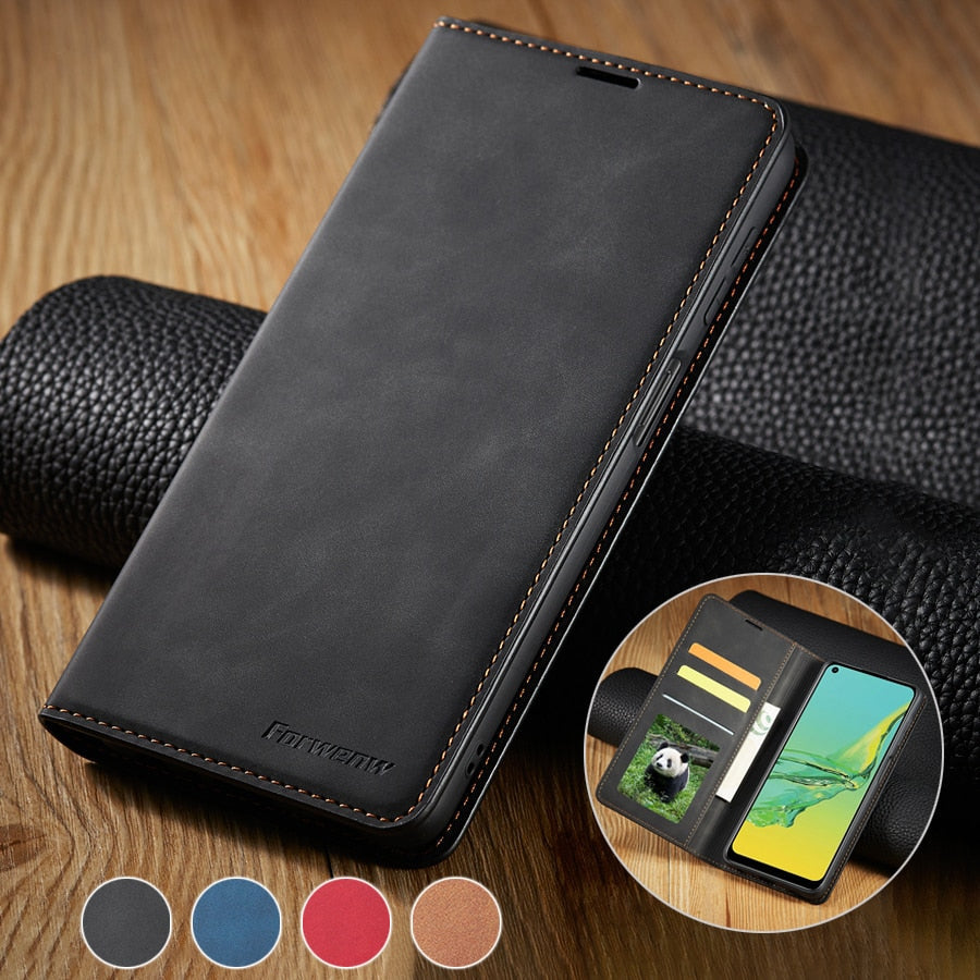 Wallet Flip Ledertasche für Samsung Galaxy