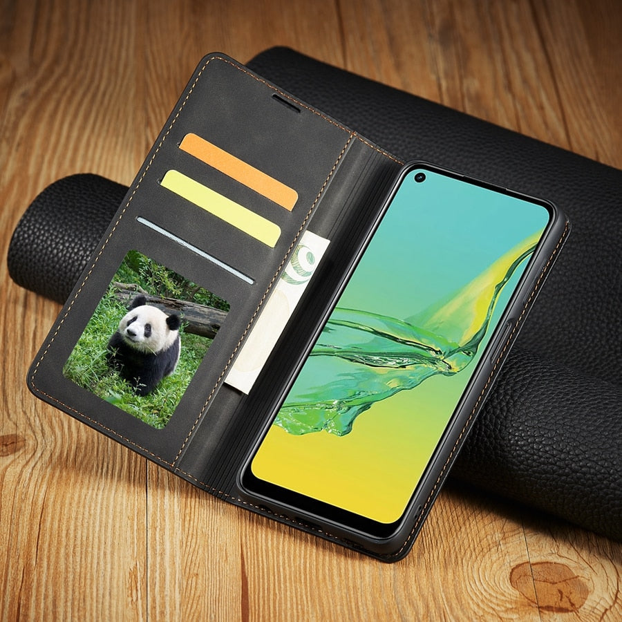 Wallet Flip Ledertasche für Samsung Galaxy