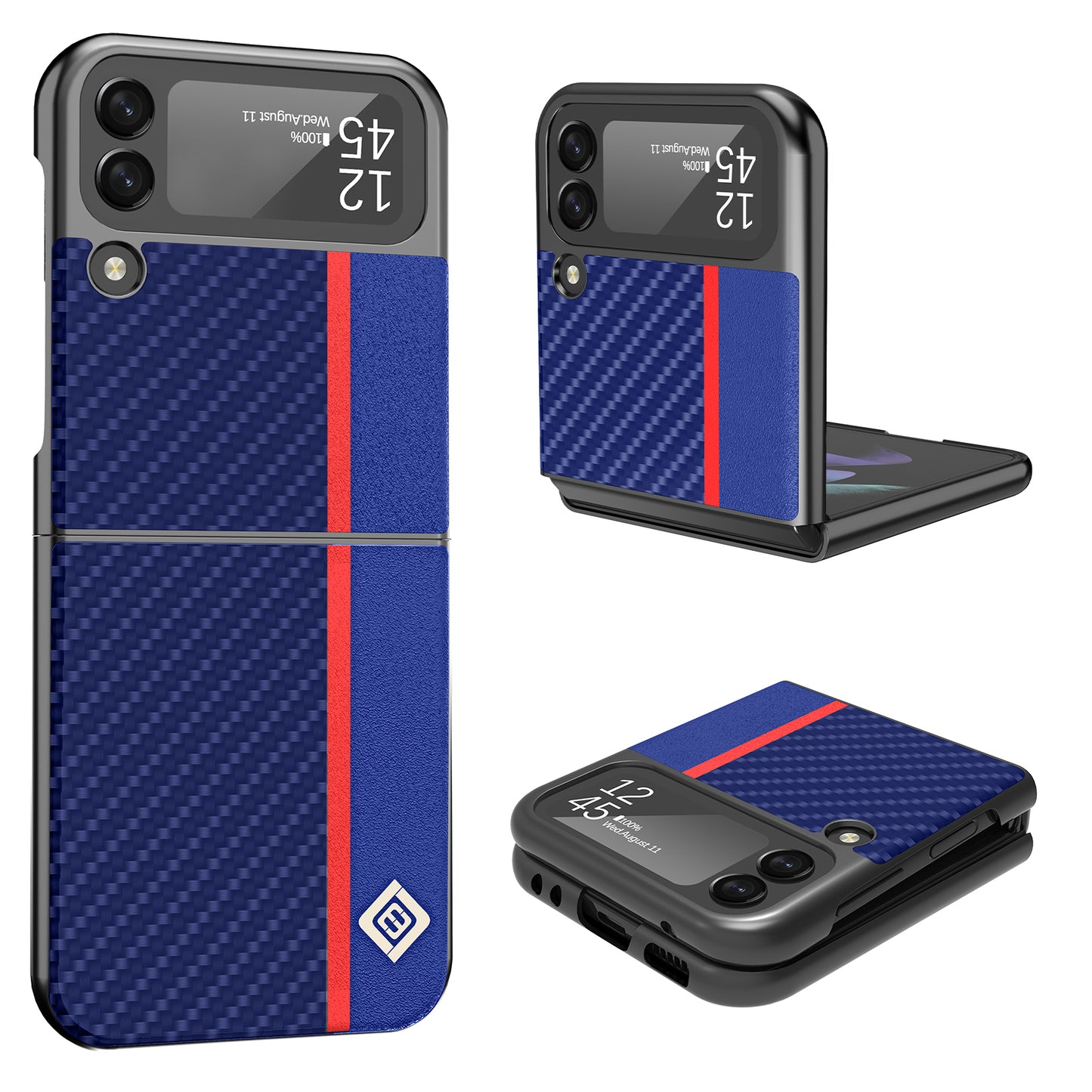 Ultra-thin Carbon Fiber Style Case for Samsung Galaxy Z Flip